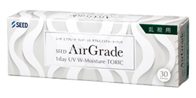 エアグレード ワンデー UV W-Moisture TORIC